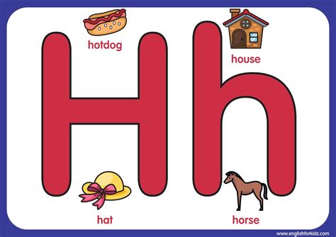 Learn The Letter H .